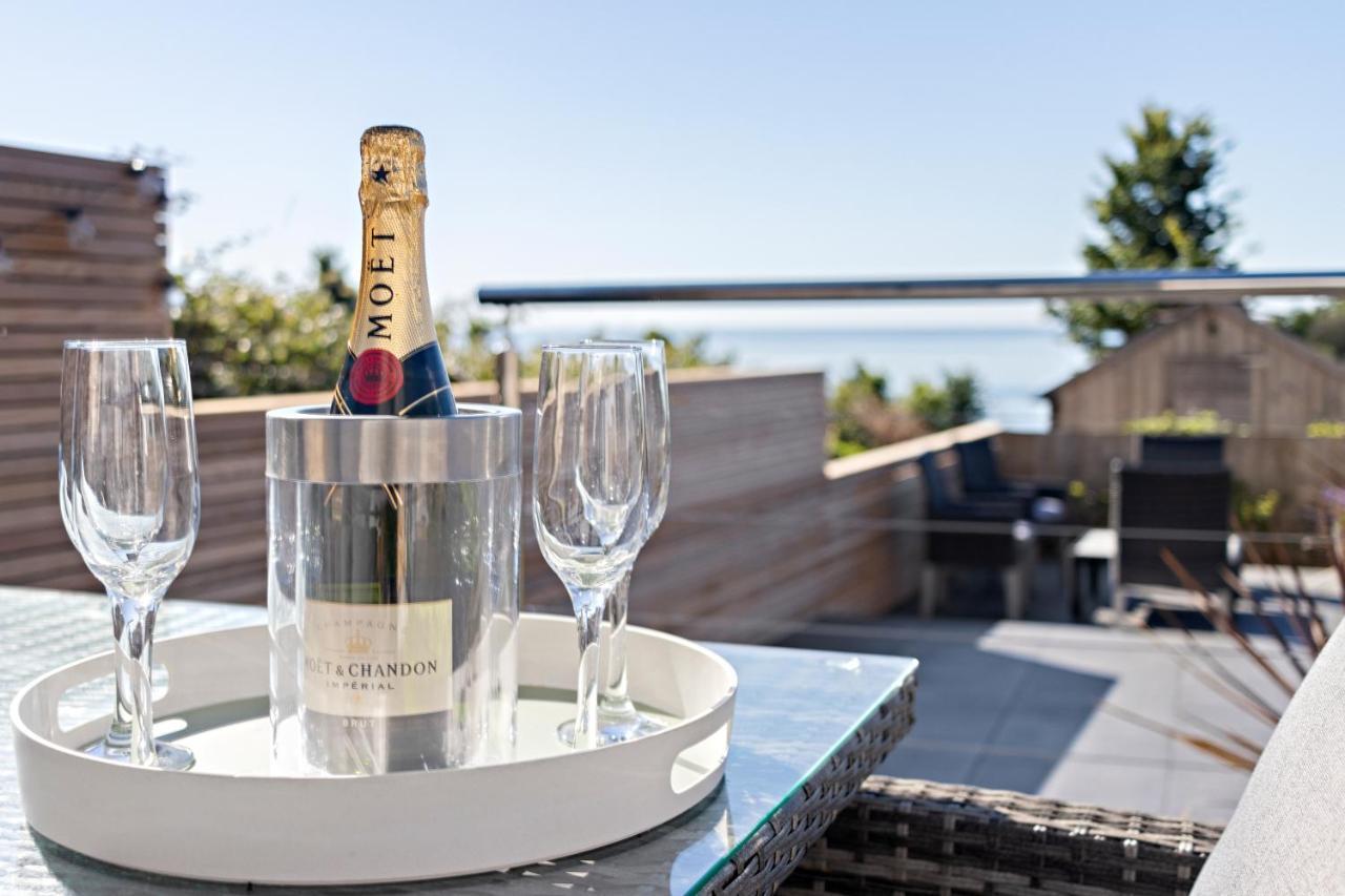 Stunning Coastal Apartment In Maidencombe With Sea Views & Garden Stokeinteignhead Kültér fotó